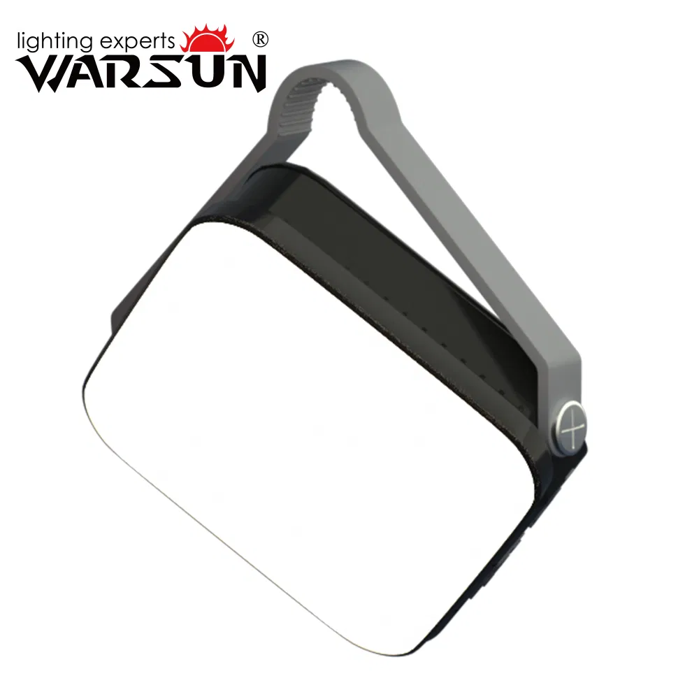 Warsun Tc36 Camping Light 1000 Lumens Multi-Functional Outdoor Torch Light ABS Waterproof Ipx5 LED Solar Rechargeable Powerbank Floodlight