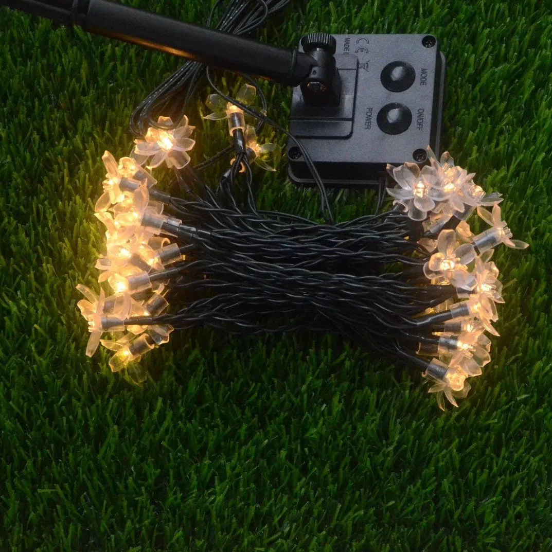 Solar Cherry Blossom Garden Decorative Light for Landscape Decoration