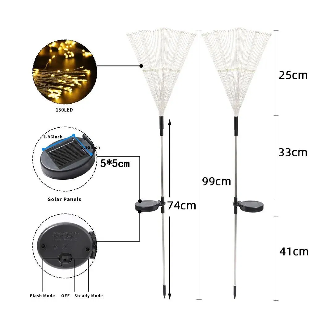 Firework LED String Decor