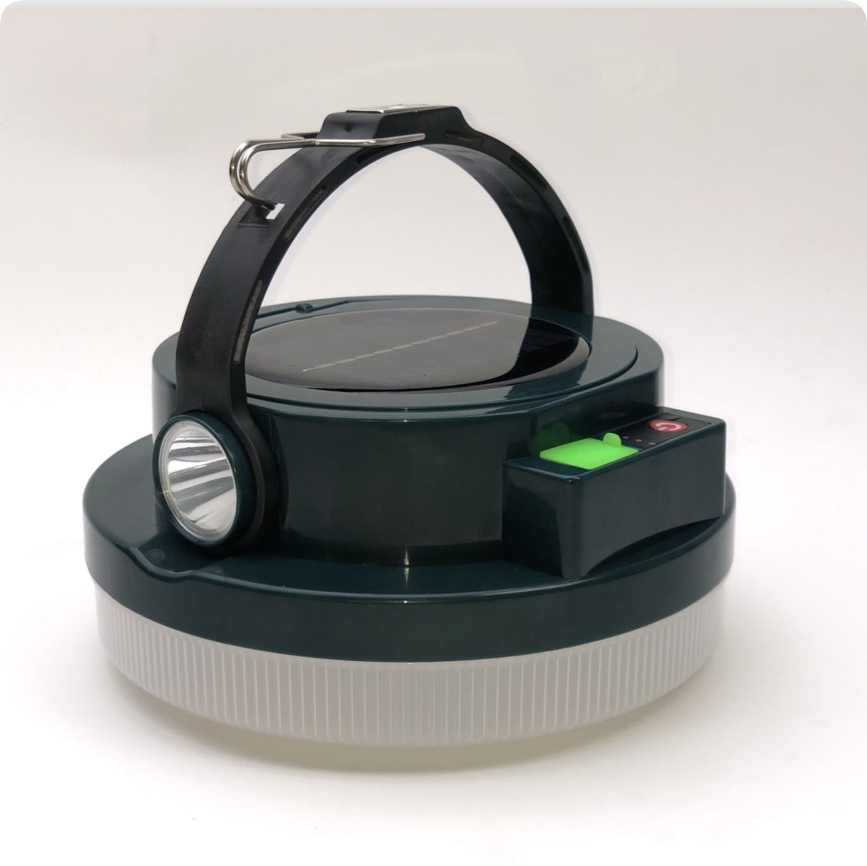 Rechargeable Outdoor Light Super Bright Flashlight Long Battery Life LED Solar Portable Camping Light