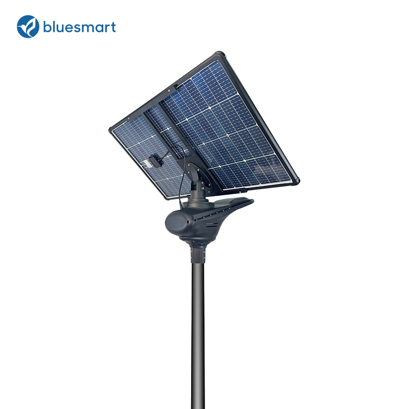 Bluesmart IP65 High Quality Luminarias All-in-One Smart Solar Sensor Light for Fence