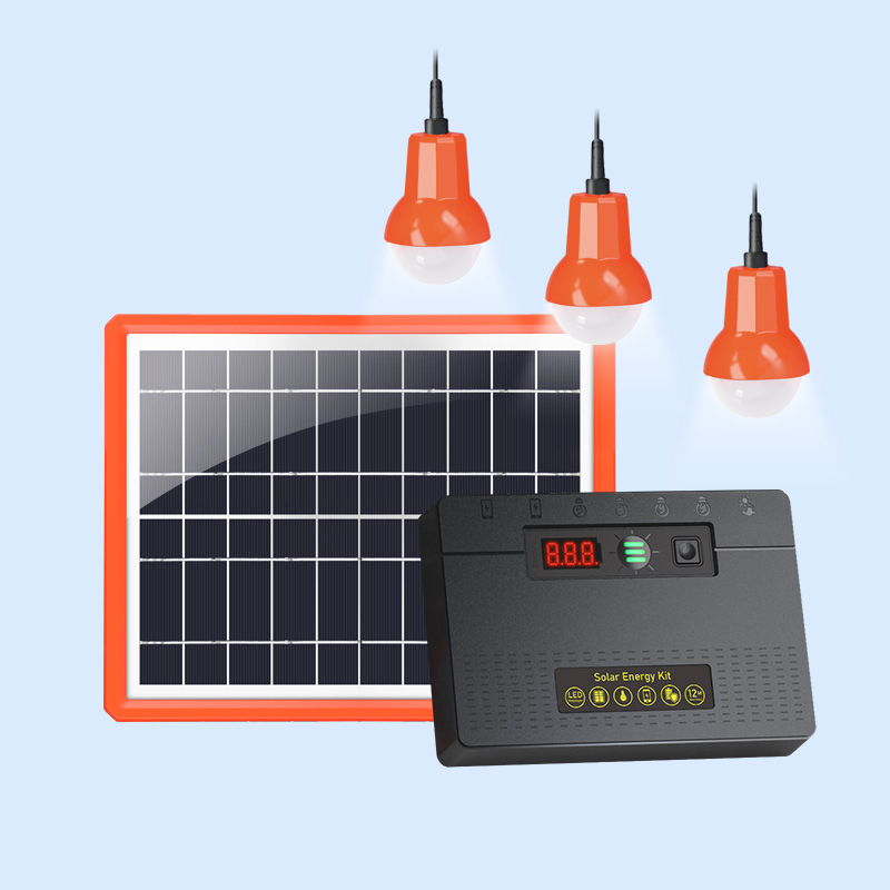 Lighting Africa 5W Solar Home Light Charging Panel Kit for Indoor and Outdoor Use