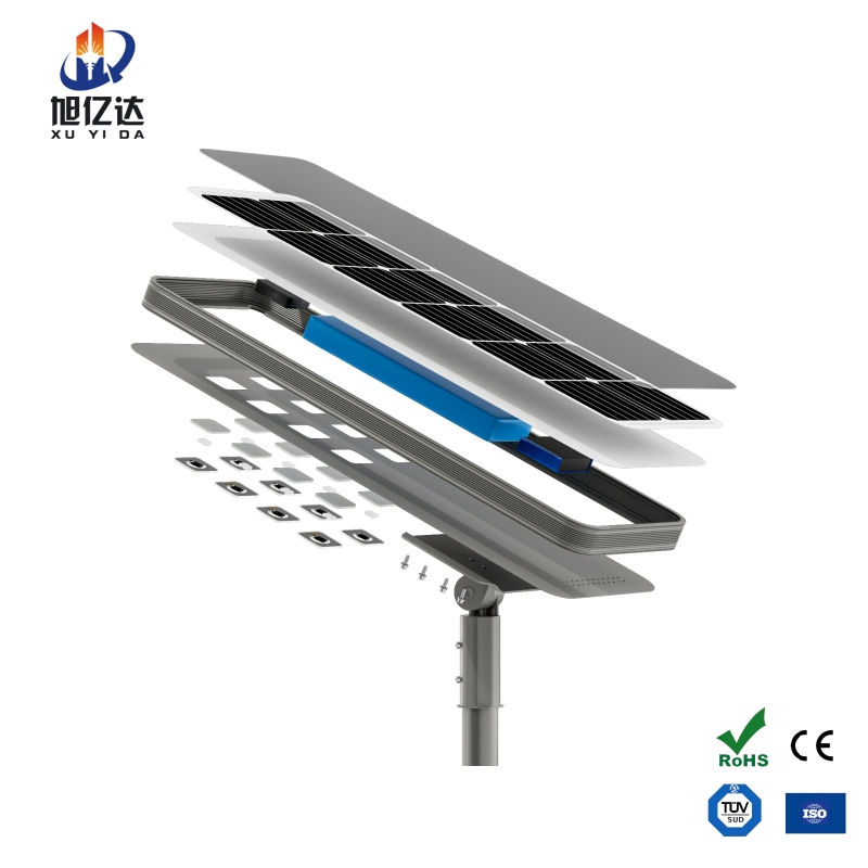 All-in-One 80W Solar Street Light for Outdoor Security Solutions