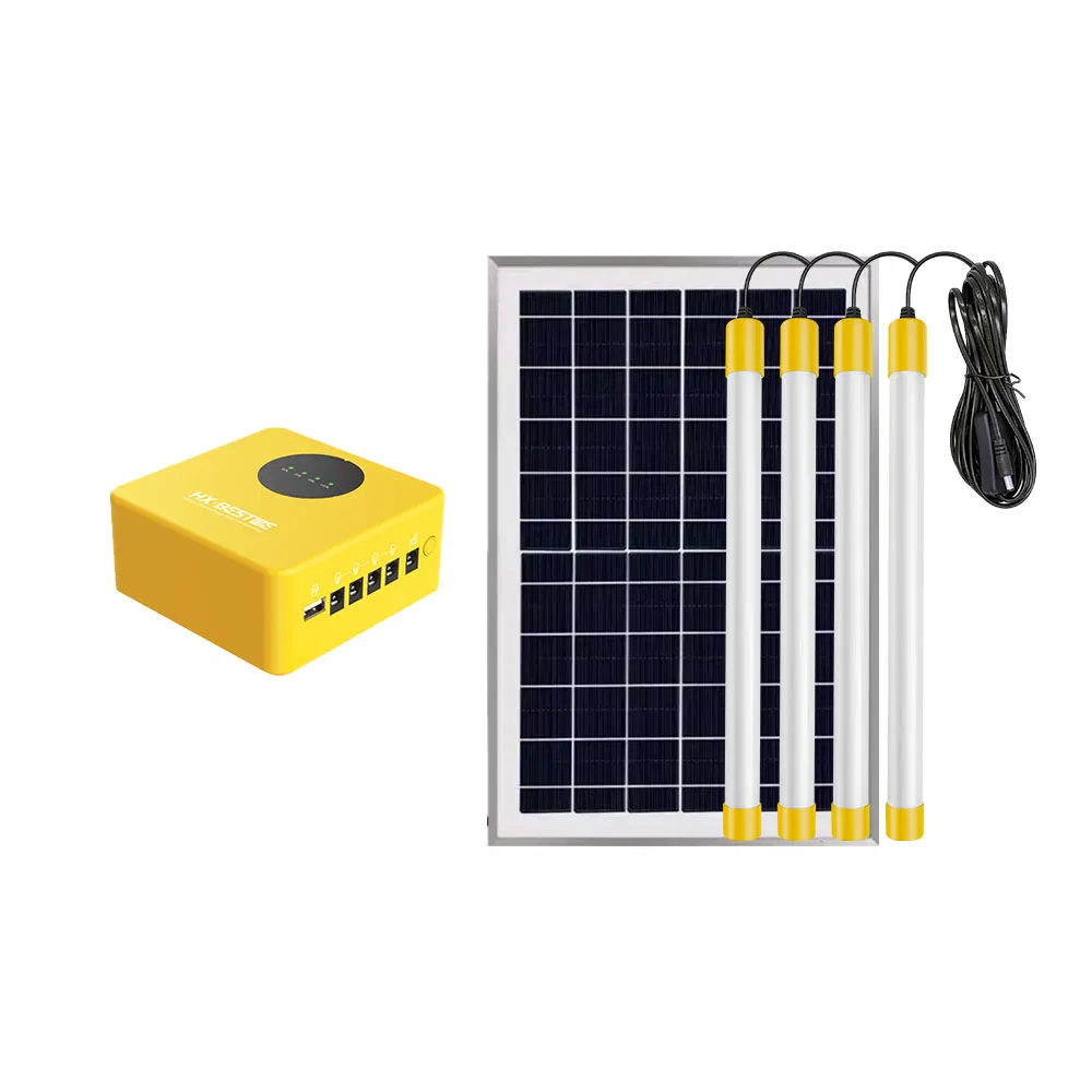 4 LED Lights off Grid Solar System Solar Energy System Complete Mini Solar Power System Small Portable Solar Generator Solar Home Lighting System