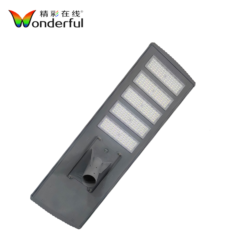 All in One Solar Street Light Timing Function 60-100W Energy-Saving for Parking Lot Industrial Area Sturdy &amp; Long-Lasting