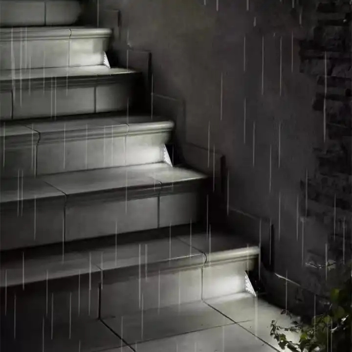 10LED Solar Motion Sensor Outdoor Step Lamp Waterproof Security Light