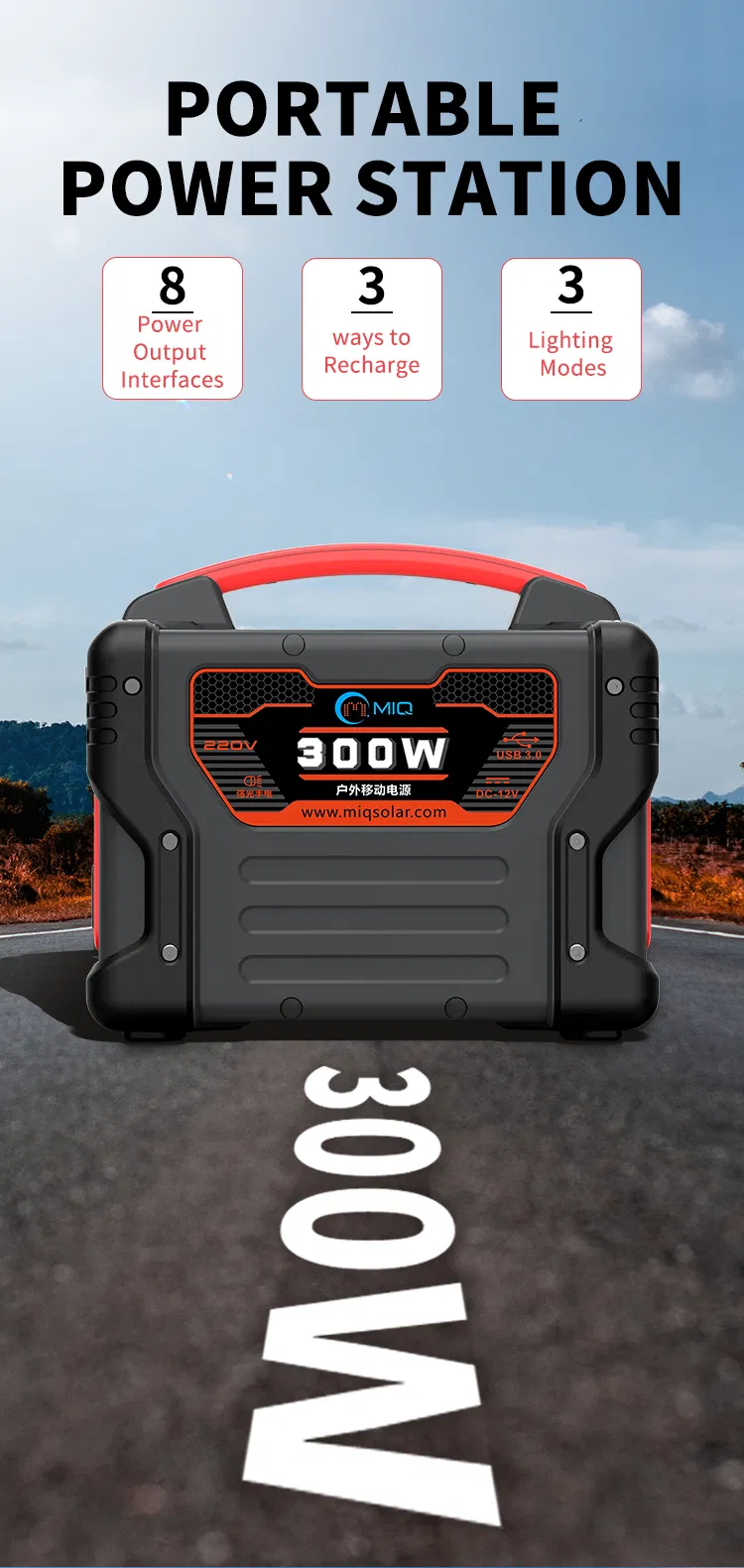 Portable Solar Generator Display 1