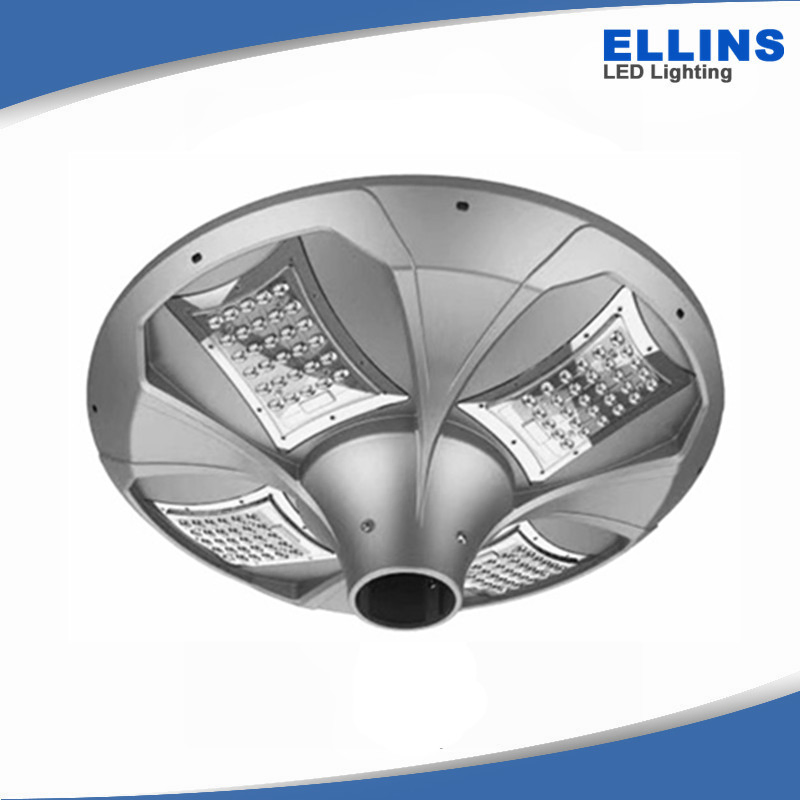 5-Year Warranty of Round Solar Post Light 210lm/W for Farm Parking Lot Lighting