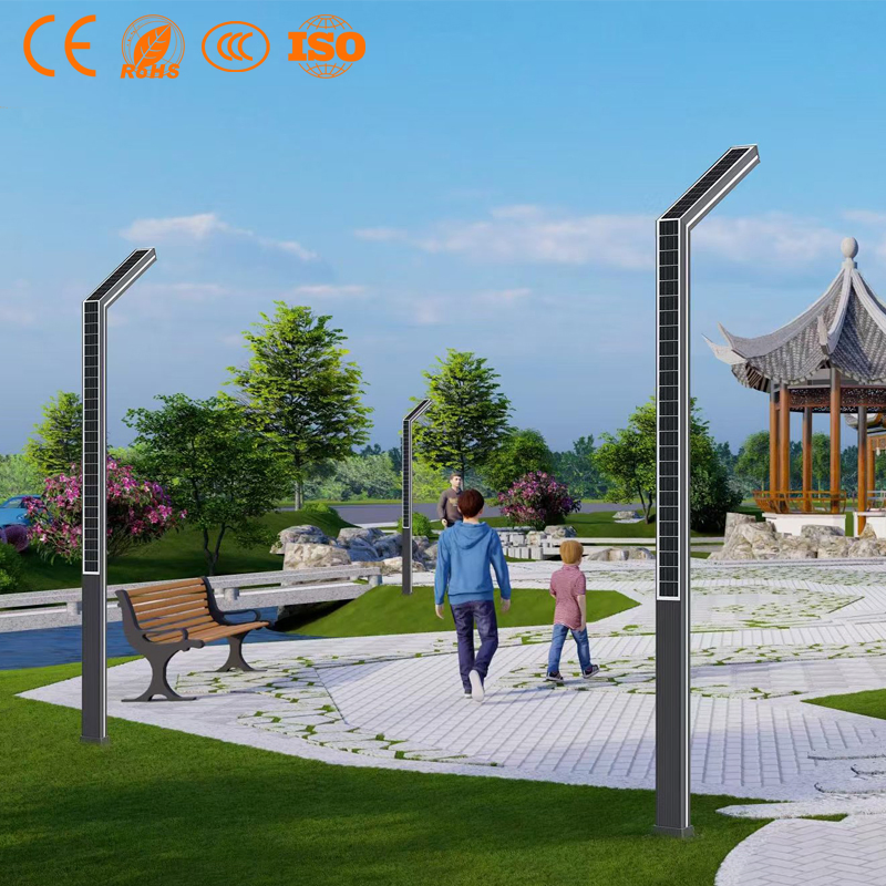 IP65 LED Landscape Garden Lamp Post Solar Street Light Outdoor