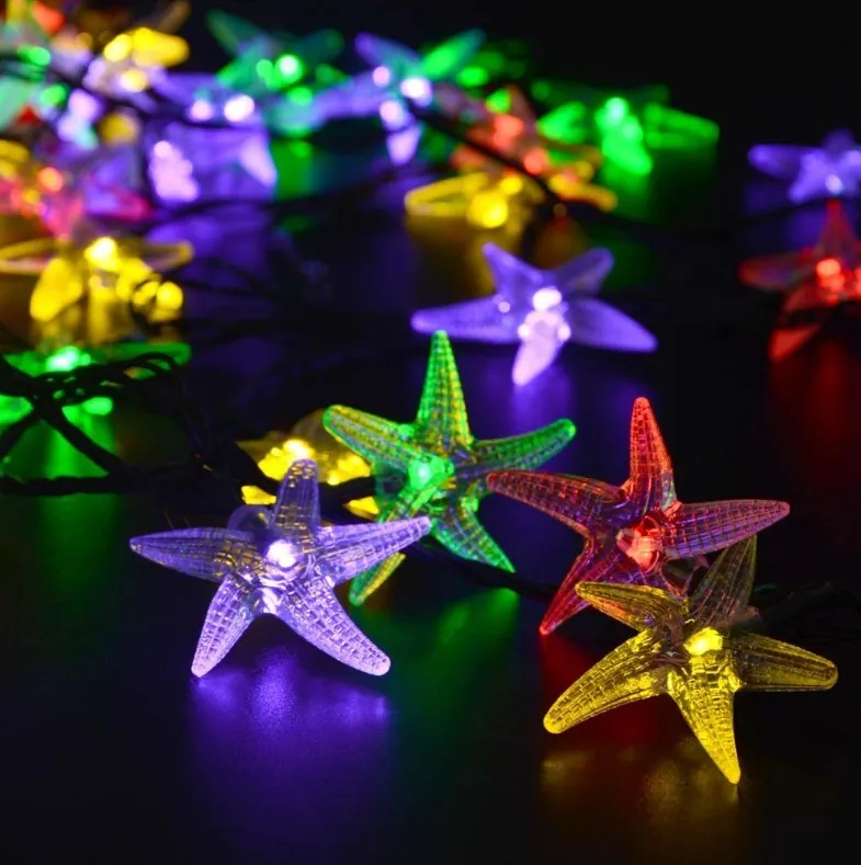 Starfish Solar LED String Lights Detail