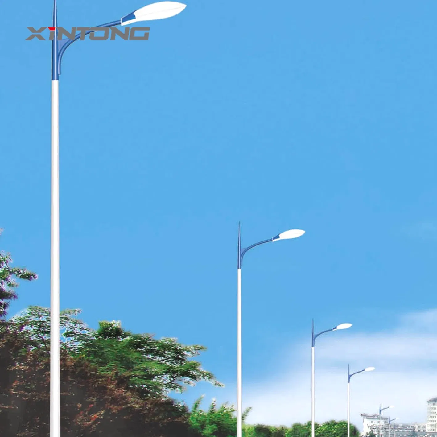AC Parking Lot Xintong Carton Box Solar LED Street Light