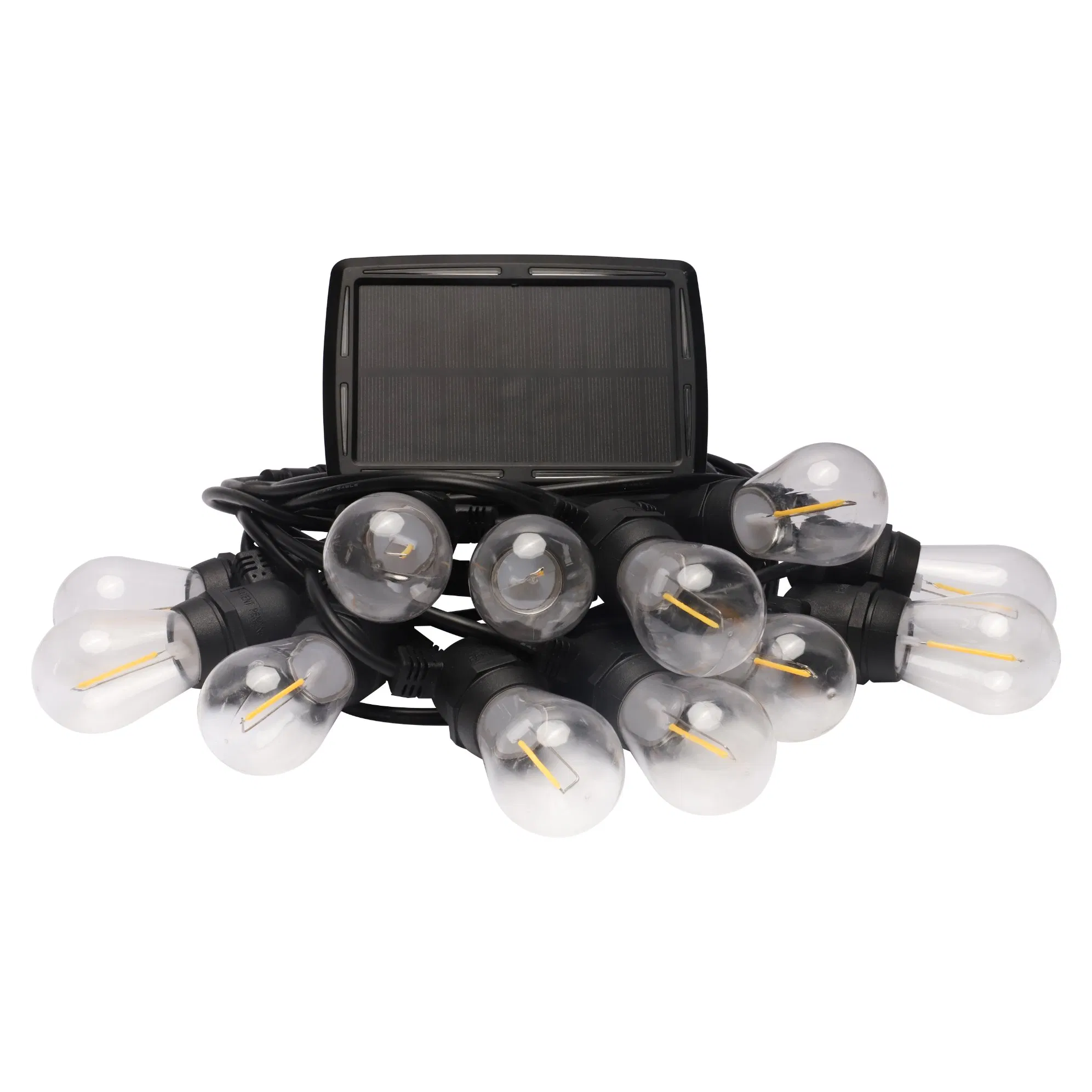 S14 Bulbs Waterproof Indoor Outdoor Decoration Solar LED String Lights