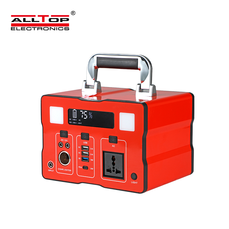 Alltop Outdoor Power Energy Kit 20W 40W 60W Portable DC Solar LED Lighting System to Provide Multiple Lights