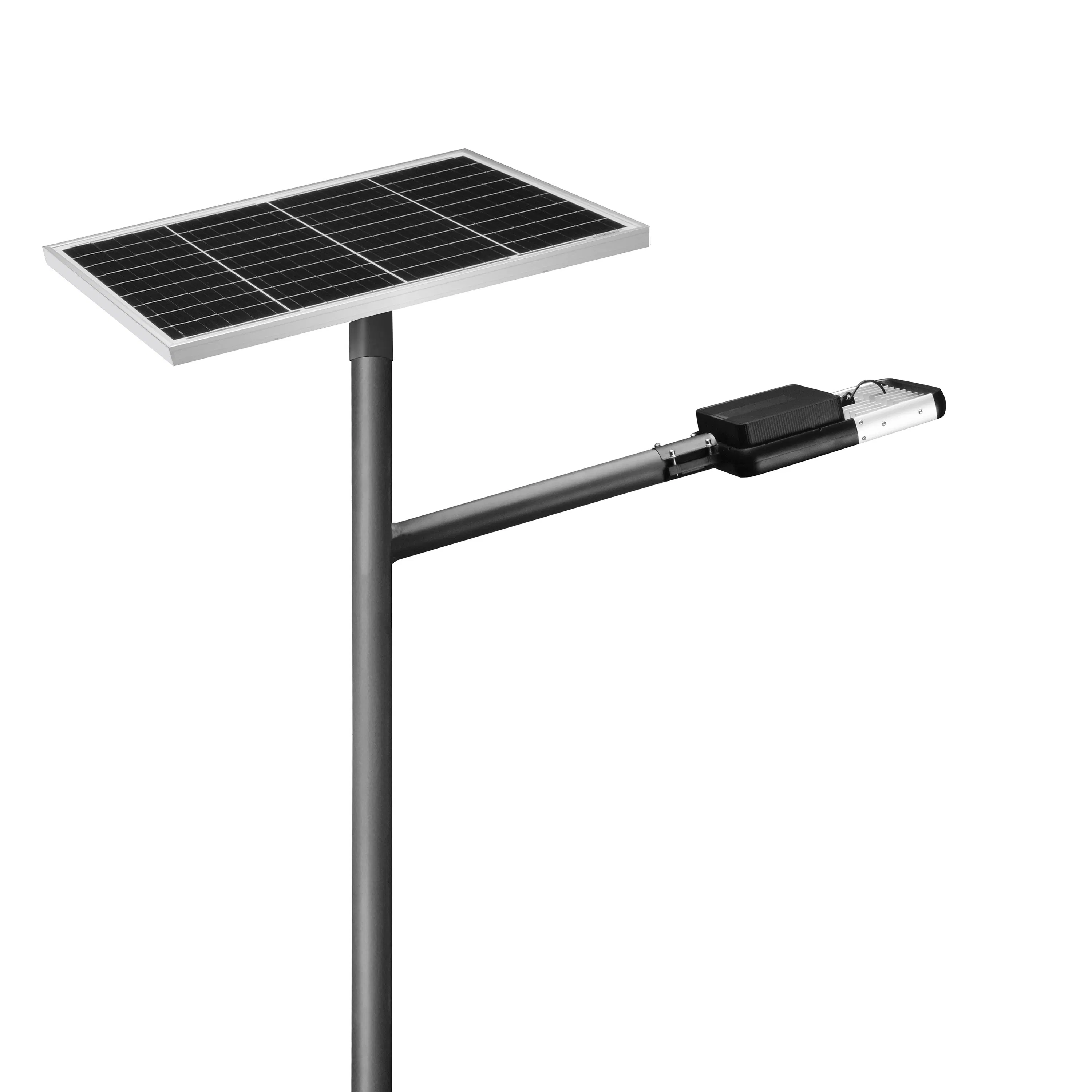 Premium All-in-One Aluminum Alloy Smart Adjustable High-Efficiency Solar Street Lights for Parking Lot Road Lighting