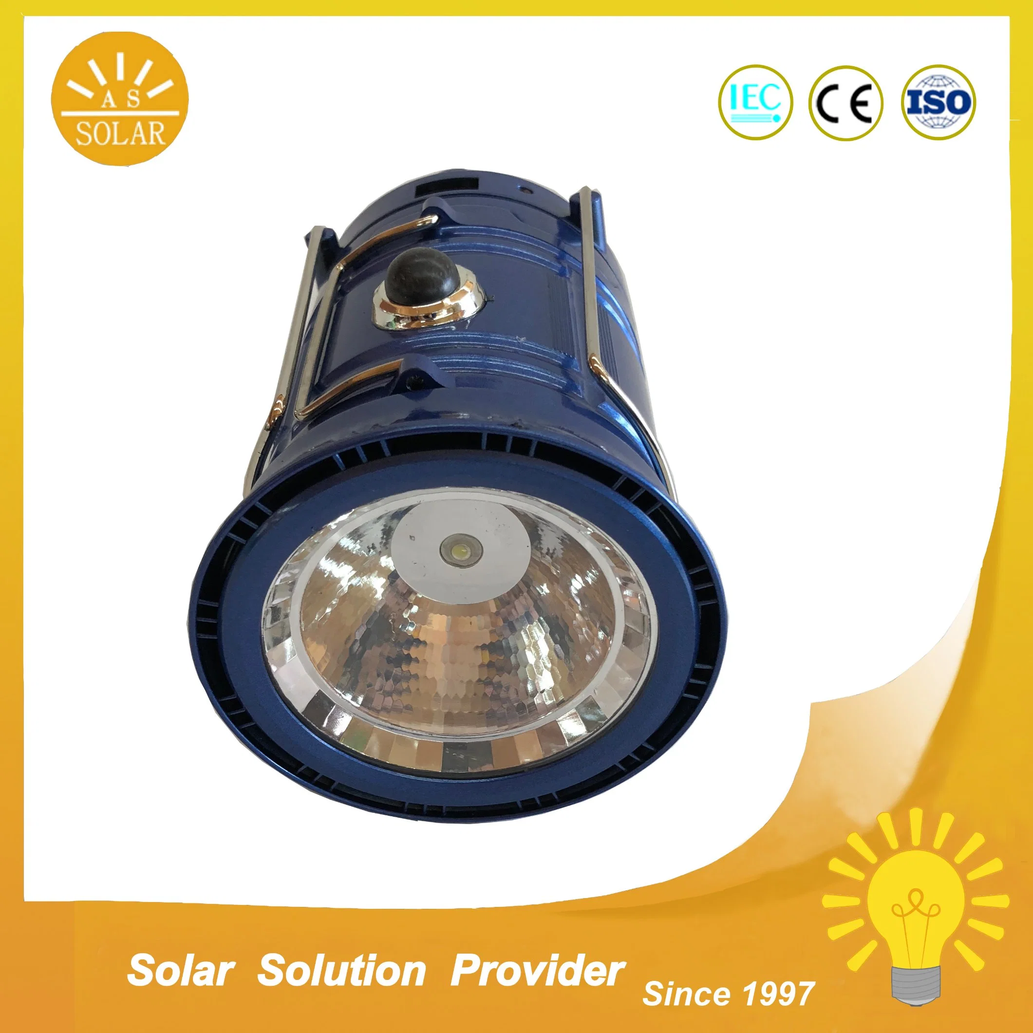 Portable Solar Camping Light Outdoor Rechargeable Solar LED Lantern