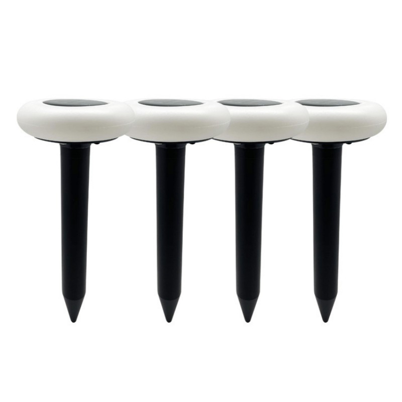 New Upgraded Lampara Solar Panel LED Exterior Lawn and Garden Outdoor Lights LED Solar Bollard Lamp Waterproof Lawn Light