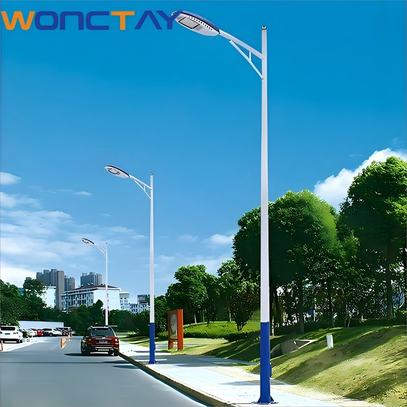 Wonctay Outdoor Lamp Garden Lighting LED Source 3-12m Garden Solar Post Light Solar Lamp Post