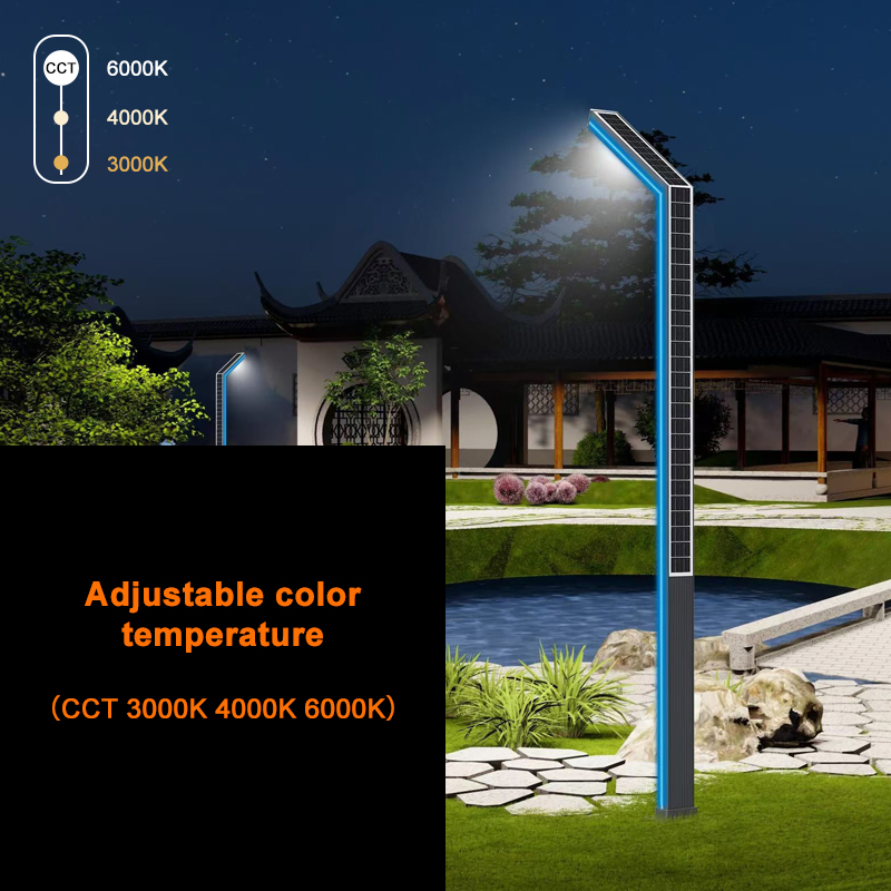 IP65 LED Landscape Garden Lamp Post Solar Street Light Outdoor