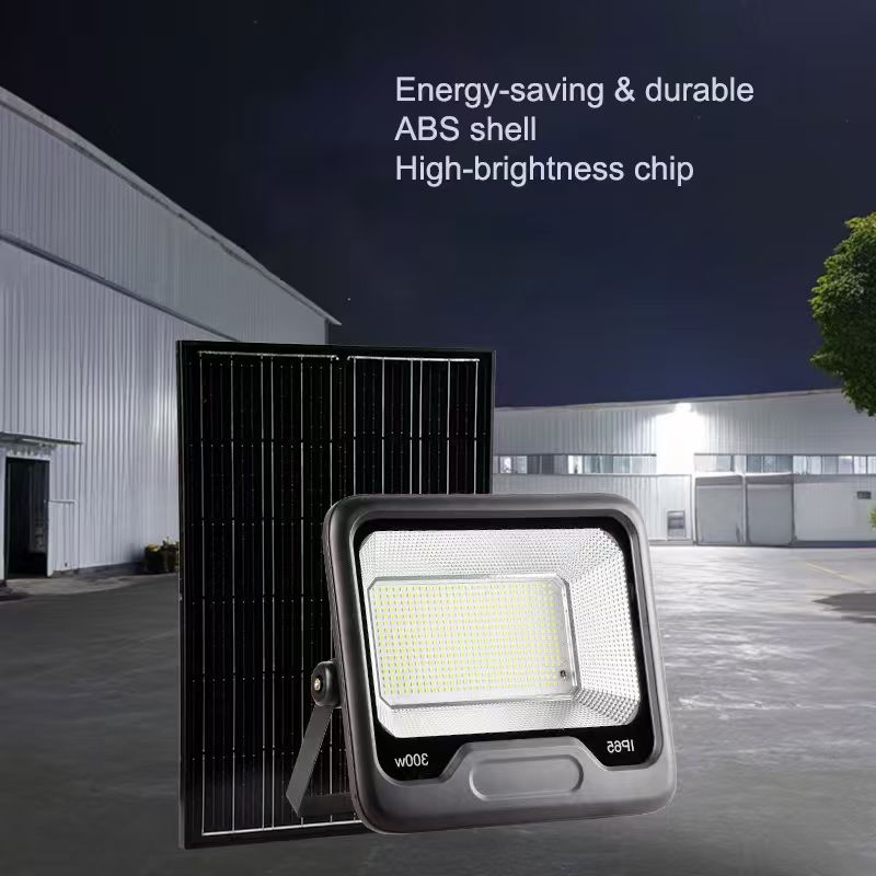 High-Efficiency Ultra-Bright IP66 Waterproof Solar Panel LED Lighting Solar LED Flood Light for Outdoor Security Use