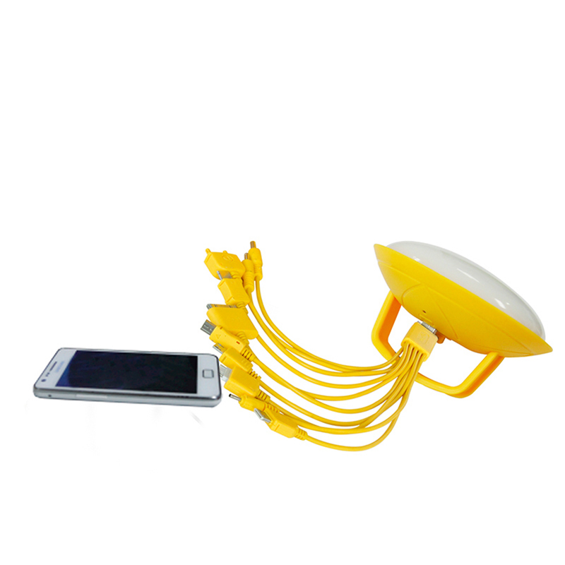 Portable Solar Lighting Kit with 2LED Bulbs of 2600mAh for Indoor and Outdoor