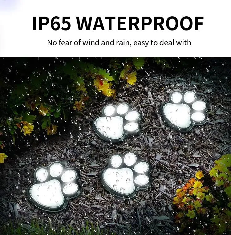 Solar Cat Paw Light