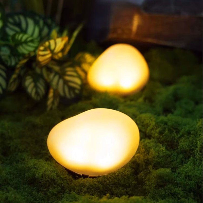 LED Light Outdoor Atmosphere Landscape Lamp Solar Outdoor Furniture Garden Holiday Light Show Decorative LED Moon Ball Light