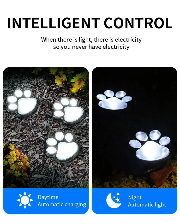 Solar Cat Paw Light