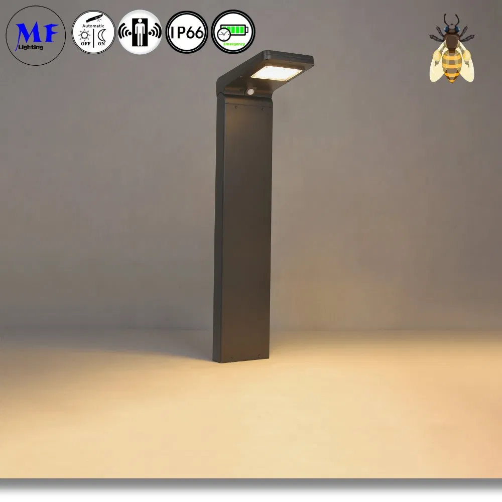 Factory Price 5V 5W Outdoor IP65 Aluminium PC 2 Years Warranty Multiple Sensors LED Solar Lawn Light Garden Light for Sidewalk Garden Courtyards
