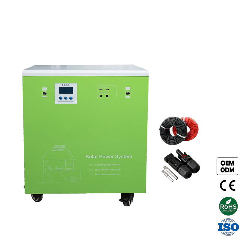 Factory Price Solar Power Generator 1000W Home Outdoor Complete Solar Lighting System 1kw 3kw 6kw Portable Solar Generator