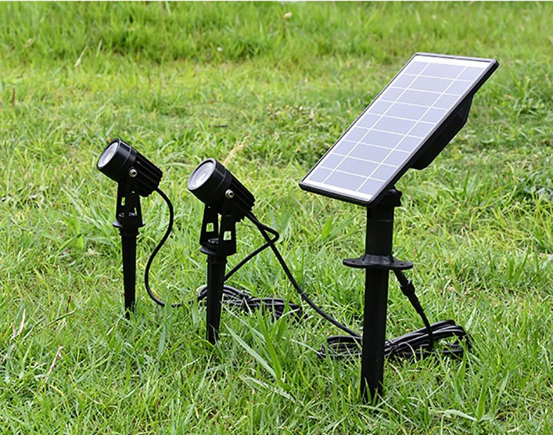 Solar Powered Spotlight Outdoor Lighting for Landscape Yard Garden Tree