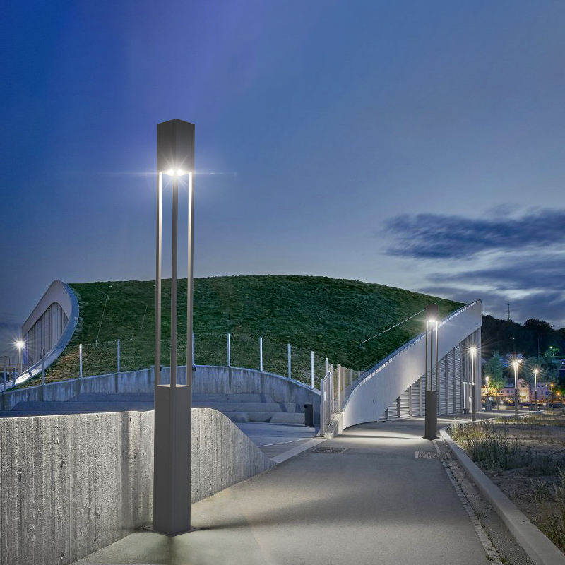 Solar Lawn Light Outdoor 3-4 Meter High Mast Courtyard Light Residential Area Park Energy-Saving LED Landscape light