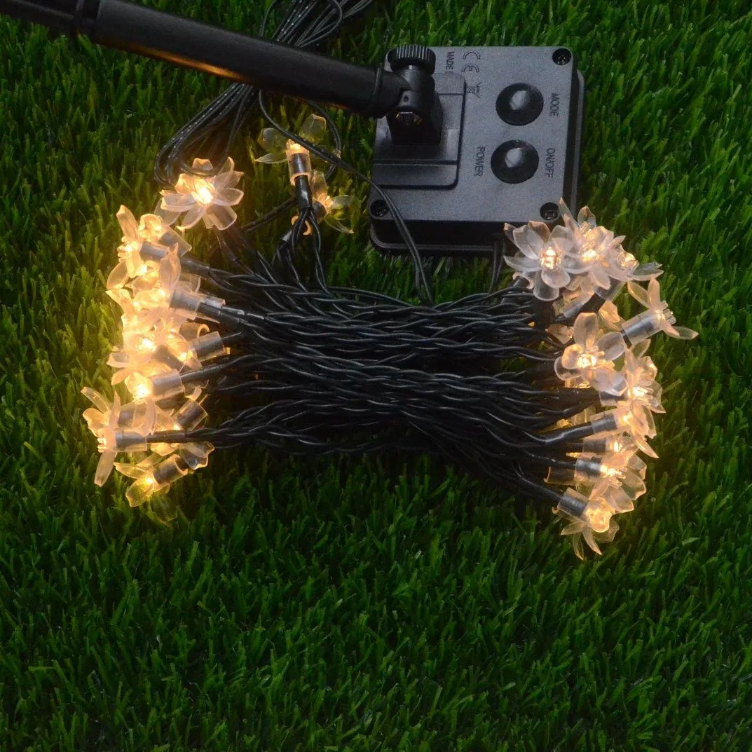 Solar Cherry Blossom Garden Decorative Light for Landscape Decoration