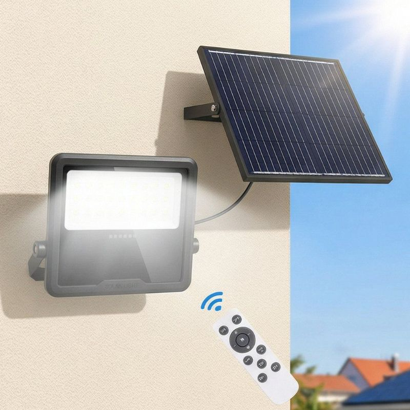 New Products Portable Garden Floodlight Explosion Proof Energy Outdoor Wall Street Decorative LED Solar Light for Home