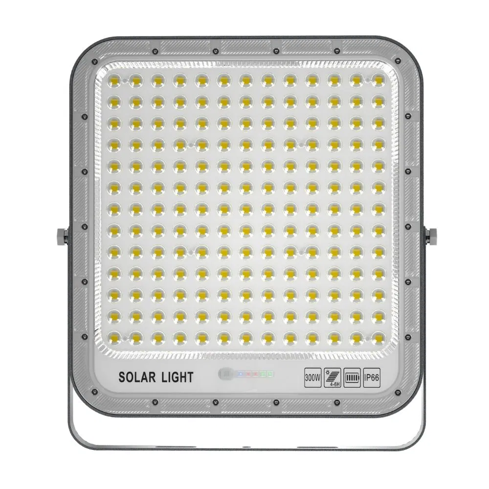 Waterproof Outdoor LED Solar Flood Light for Garden with Remote Control