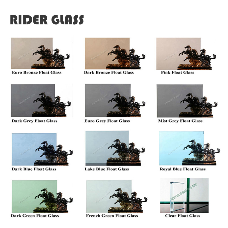 4-12mm Dark Green Tempered Float Glass