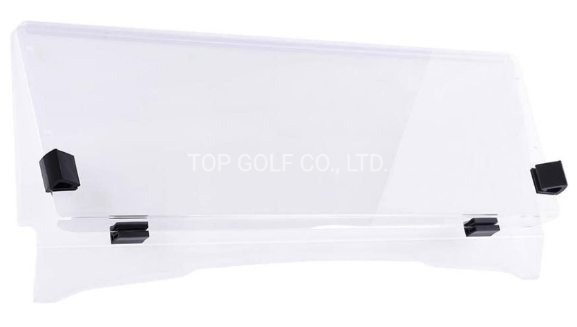 Fold-Down Windshield for Club Car Precedent Golf Carts 3G Clear