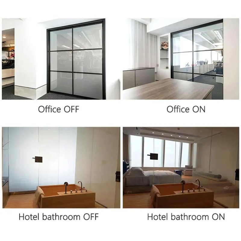 Factory Price Smart Glass Price Pdlc Film Switchable Glass Pdlc Office Partition