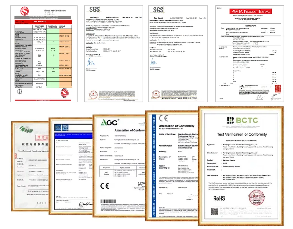 Certifications