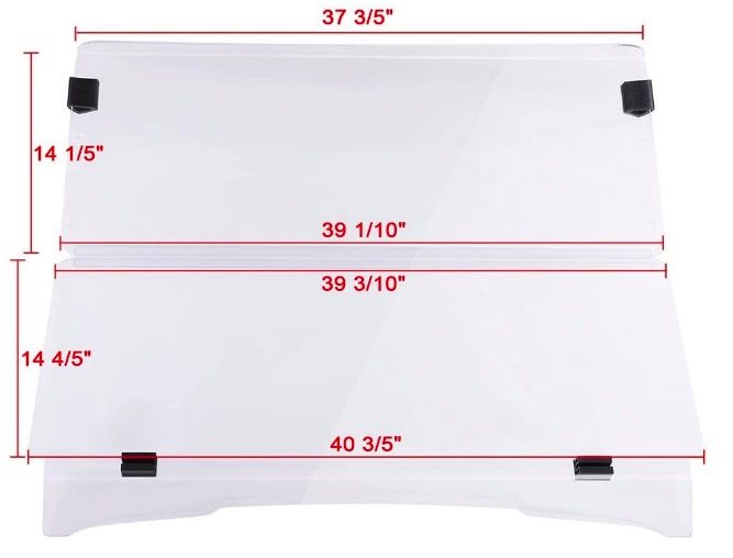 Ezgo Club Car Golf Cart Windshield