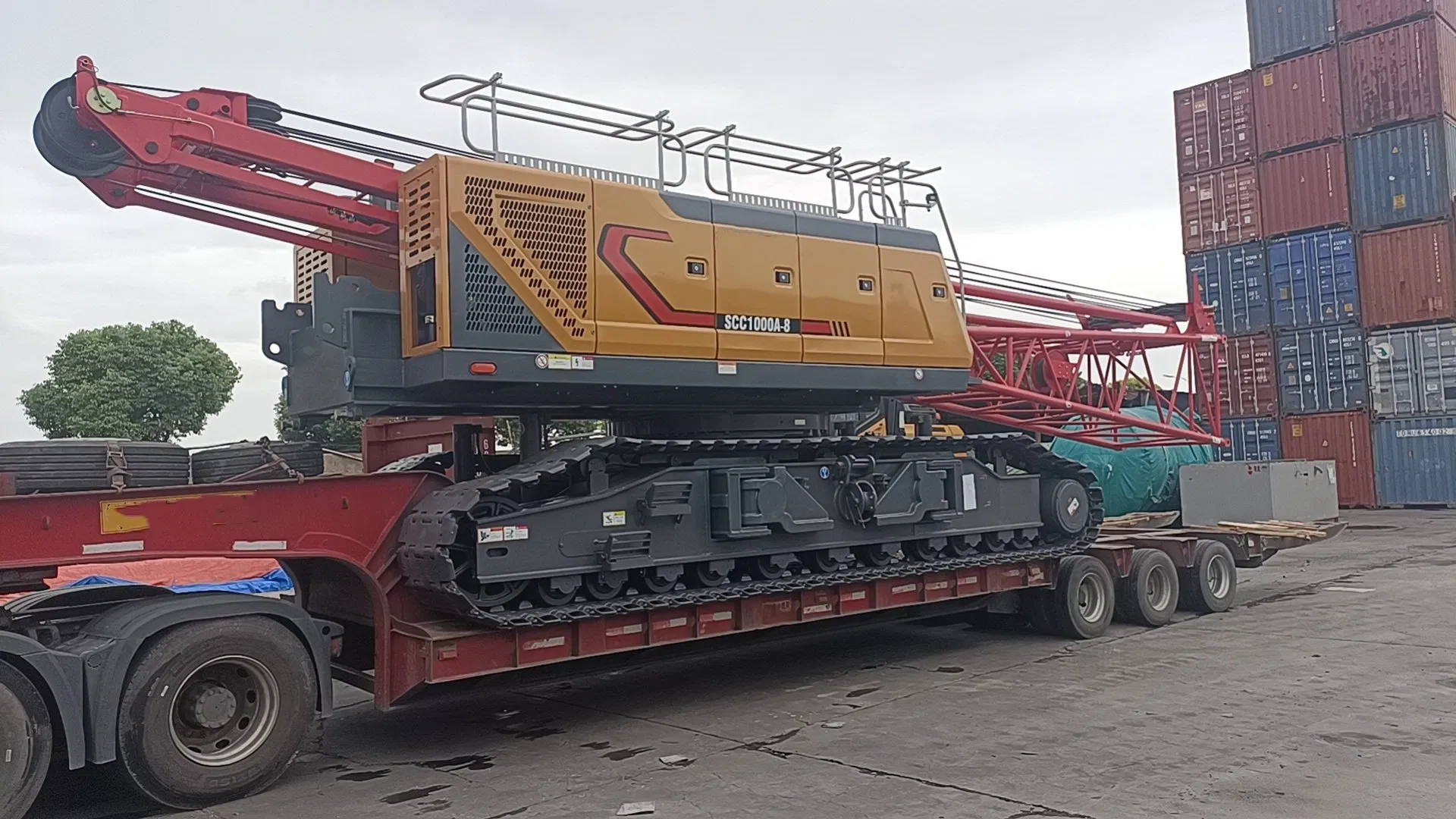 Factory Price Brand New Heavy-Duty 100ton Hydraulic Crawler Crane Scc1000A-8 with Longest Boom 57m