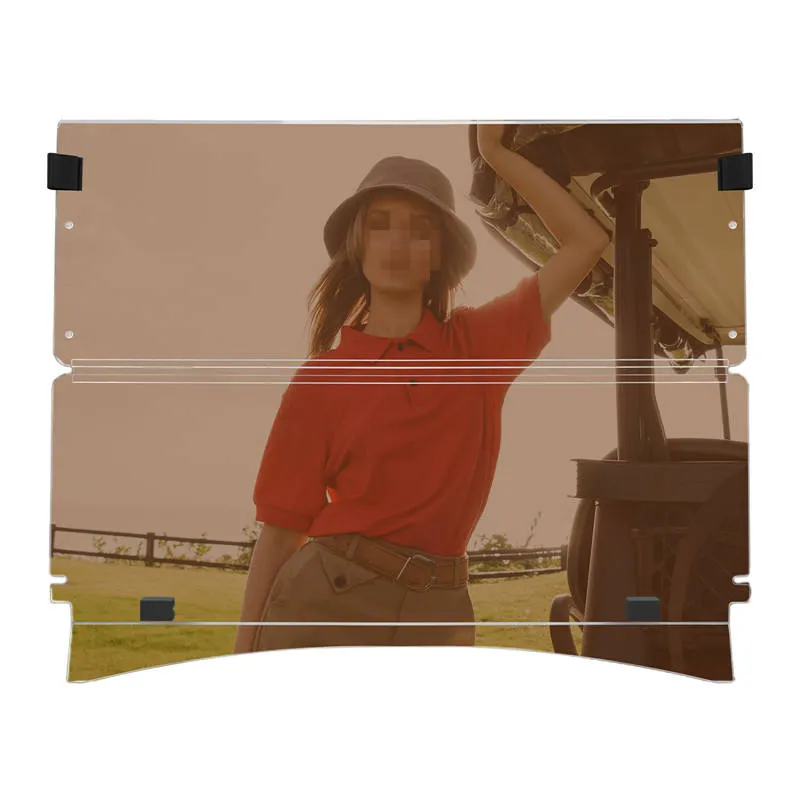 Golf Cart Windshield Detail