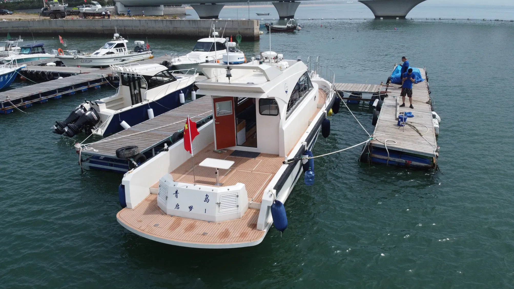 Fast 28-Knot G1500 Yacht with Aluminum-Magnesium Hull for Ocean Adventures