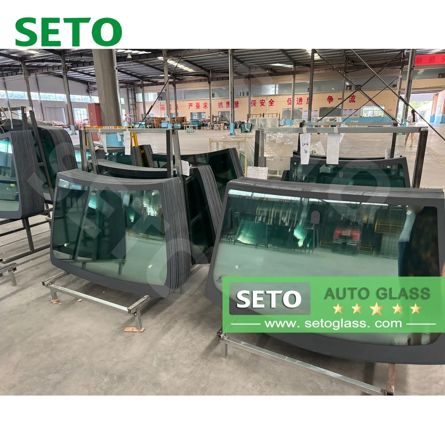 Heated Curved Bending Laminated Glass Front Windshield