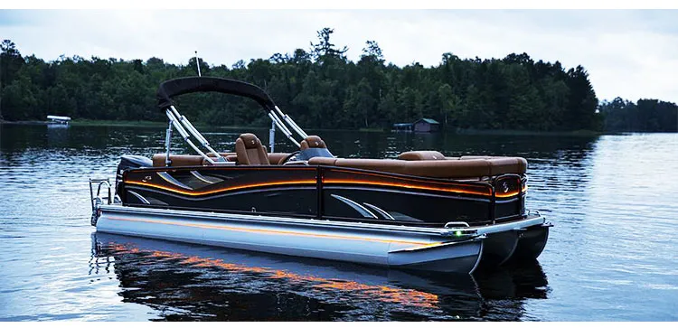 Pontoon boat detail 2