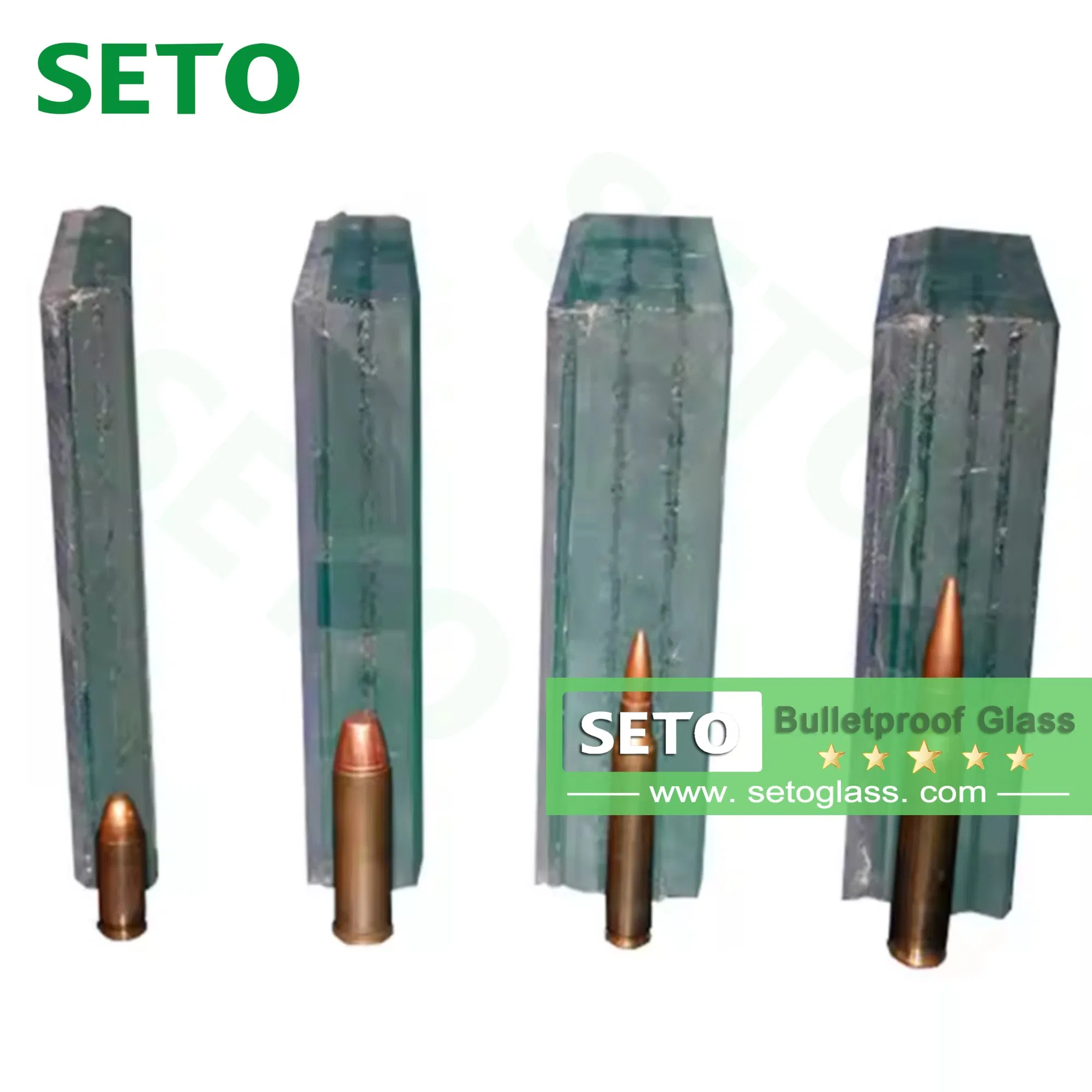 20-70mm Armored Vehicle Bulletproof Glass Windshield