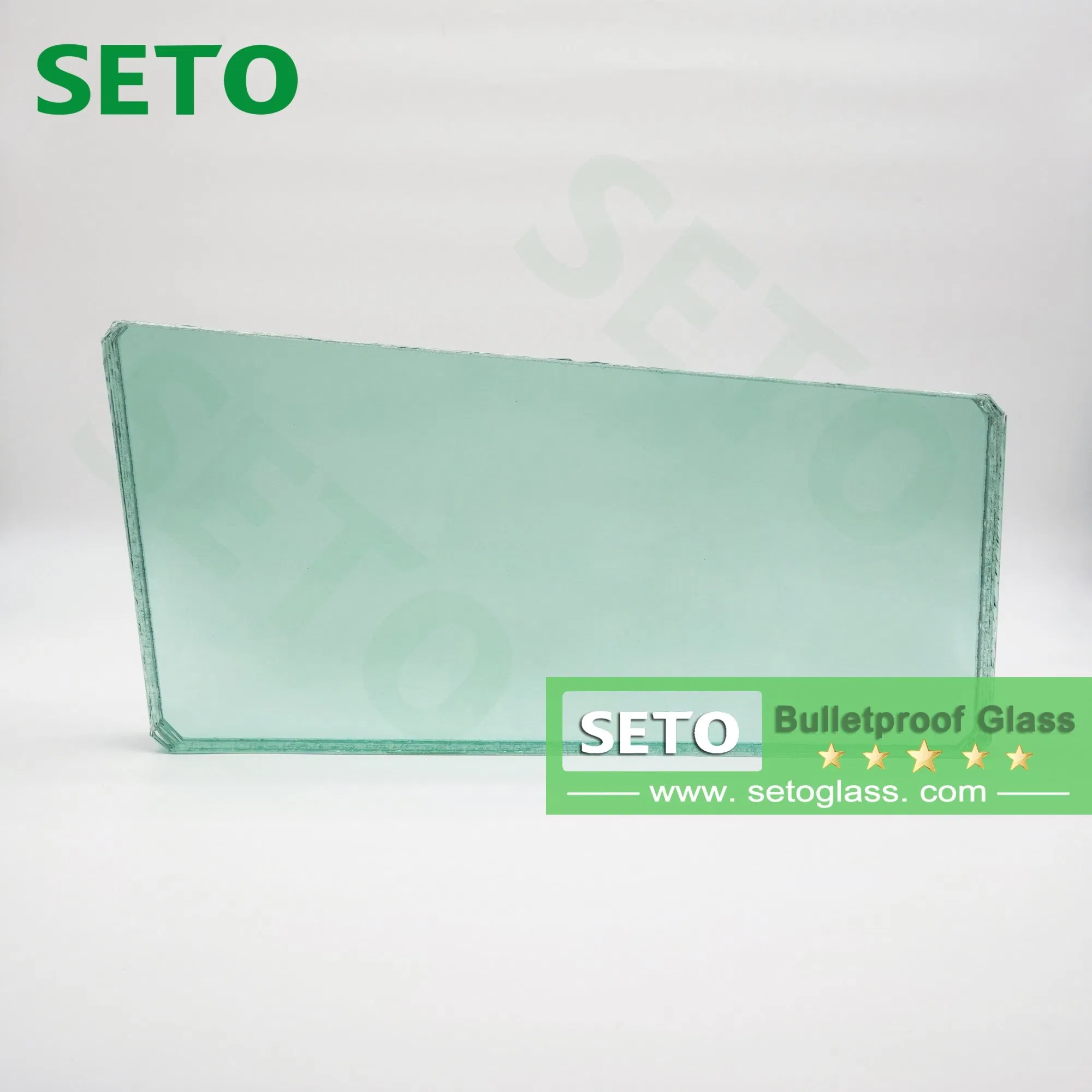 Armored Vehicle Bulletproof Glass Standard UL752 China Factory Safety Glass