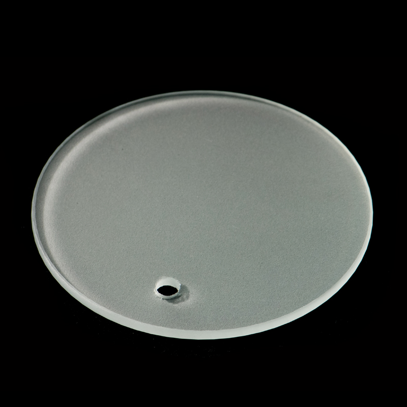 Tempered Ultra Clear Glass with Hole Drilliing for Lighting