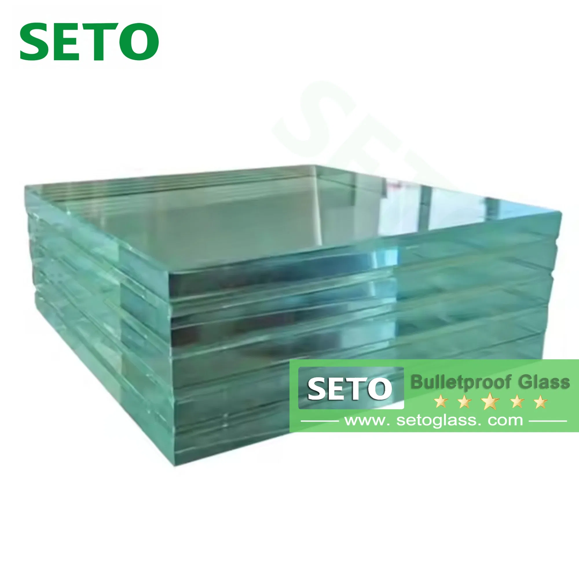 Bullet-Resistant Glass Bulletproof Glass for Armored Vehicle Glass