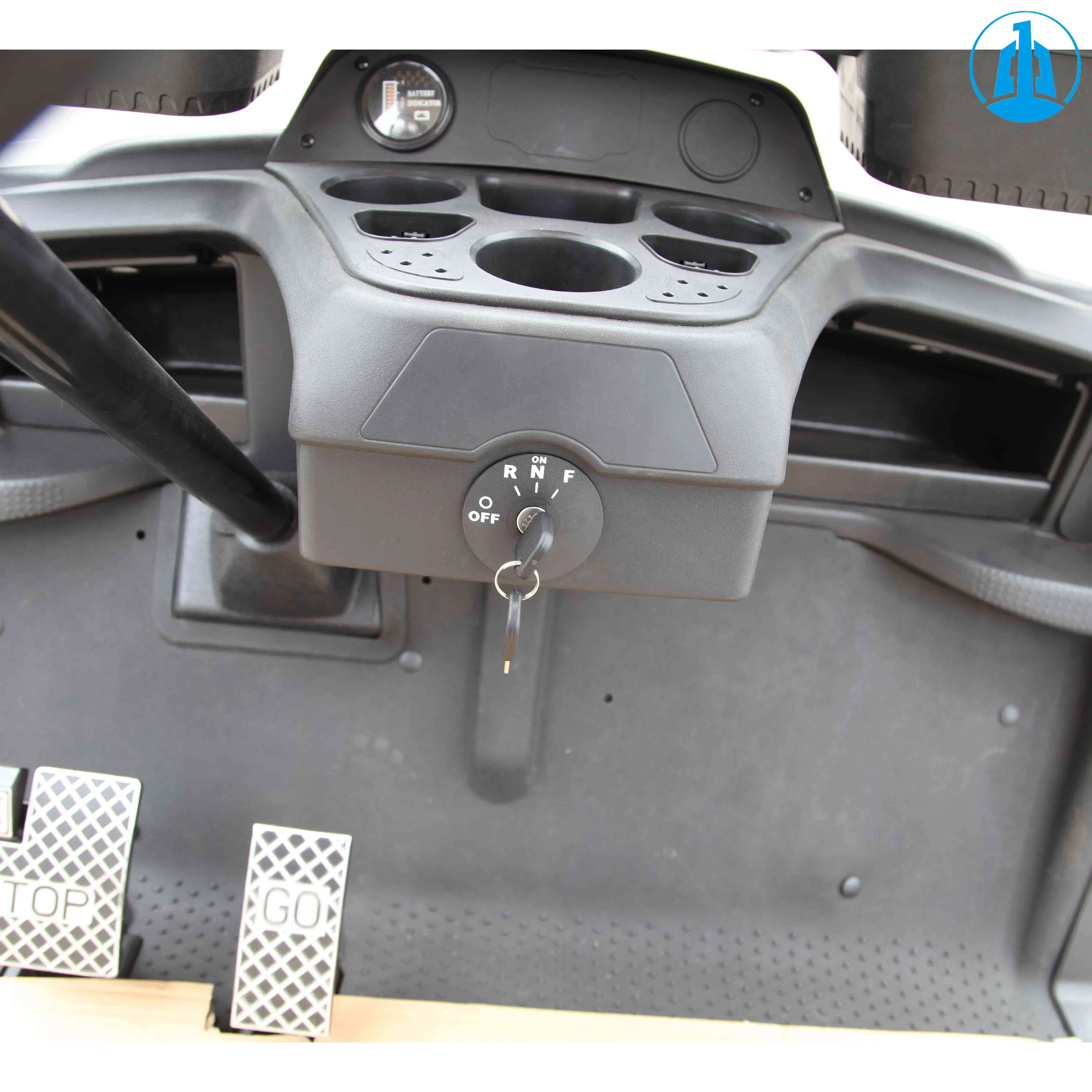 ISO Certified Golf Cart Electric 4-5kw Foldable Windshield 75-85km Range