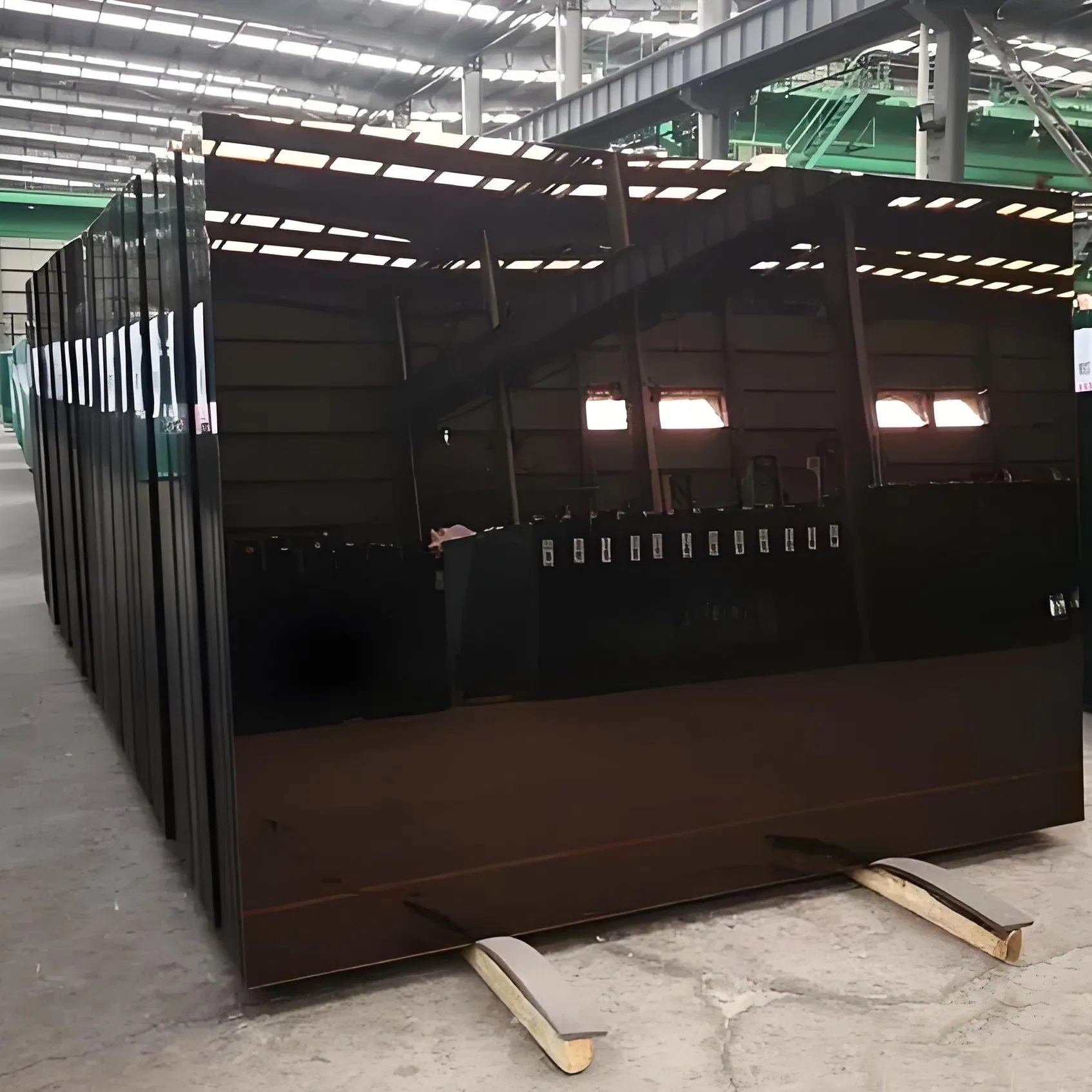 Bronze Euro Grey Dark Blue Green Ford Blue Black Colored Cloured Reflective Coated Solar Control Glass for Windows and Doors